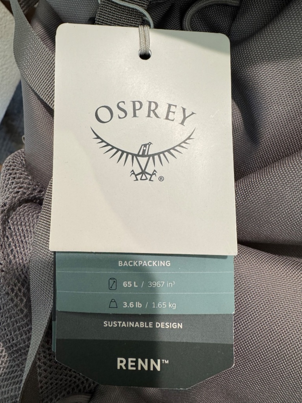 Osprey Renn 65 Pack - Picture 3 of 3